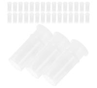 HANABASS Ricambio Fischietto per Giocattoli per Cani 100 Pezzi Doppio Suono, Plastico Resistente Bianco Compatibile per DIY e Viaggio Accessori per Animali