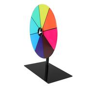 HANABASS Ruota da Gioco Ruota Girevole per Concorsi Ruota dei Premi di Carnevale per La Festa Ruota dei Premi Cancellabile a Secco Display Colorato della Ruota dei Premi Acrilico