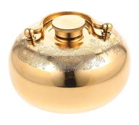 HANABASS Scaldamani in Rame Spesso 13cm Borsa Termica per Acqua Calda Riutilizzabile, Stufa ad Acqua Calda Portatile per Mani e Piedi, Forniture Calde Invernali per Uso Colore Casuale