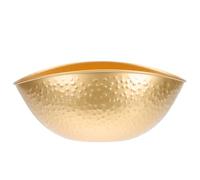 HANABASS Secchiello Leggero e Facile da, per Feste e Compleanni in Ferro Oro, Contenitore Decorativo Design Creativo e Delicato per Popcorn