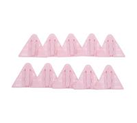 HANABASS Serrature di Sicurezza per Mobili 10 Pezzi Adesivo per Porte Scorrevoli Armadio e Finestra, Blocco Porta Compatto senza Foratura per Casa Sicura