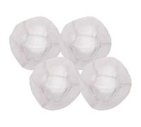 HANABASS Set 4 Pezzi Coperture Riutilizzabili Bianco per Coperchi di Barattoli di Vetro per Fermentazione e Lievitazione del Pane