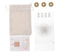 HANABASS Set Carte Oracolari i Ching Completo per Principianti 64 Esagrammi Carte Cinesi per e Strumento Antico per Collezionisti