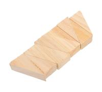 HANABASS Set da 10 Cunei Fermaporta in Legno Antiscivolo, Resistenti e Versatili per Porte Pesanti, Dimensioni 6x2x3 Cm, per Proteggere Muri e Pavimenti