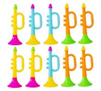 HANABASS Set di 14 Trombe Giocattolo per Eventi Sportivi, Corno da Stadio, Accessorio per Feste, Plastica Portatile, Strumento Musicale Simulato per Bambini