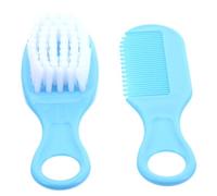 HANABASS Set Spazzola e Pettine Per Ragazzo Ragazza Pettine Da Massaggio Antistatico Blu, Design a Denti Arrotondati Per Ragazzo Ragazza, Promuove La Circolazione e Cura Delicata Dei Chioma