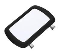 HANABASS Specchio Cosmetico per Auto, Specchio per Trucco per Auto, per Visiera Parasole, Vetro, Nero, Rotazione, Antiriflesso, per Ritocco in Viaggio, per Donna