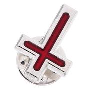 HANABASS Spilla a Croce Religiosa per Comunione e Battesimo Spilla da Abito e da Bavero Leggera Accessorio Gioielli Sacri Confezione Regalo per Cerimonie e Feste Cristiane