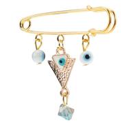 HANABASS Spilla Evil Eye Vintage per Uomo e Donna Spilla da Bavero Blu per Sciarpe e Maglioni Accessorio Elegante per Matrimoni Feste e Eventi Speciali