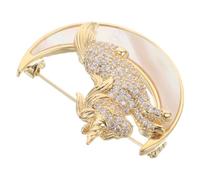 HANABASS Spilla Unicorno Elegante per Borsa Giacca o Cappello Resistente allo Sbiadimento e Clip Robusta in Rame Multiuso e Facile da Coordinare