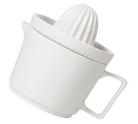 HANABASS Spremiagrumi Manuale in Ceramica Bianca, Spremi Frutta Rapidamente Design Portatile per Cucina e Negozi di Tè al Latte