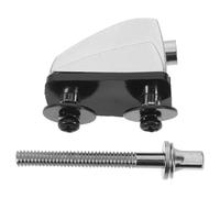 HANABASS Supporto Blocchetto per Rullante Cromato con Tirante e Piedini in Gomma Hardware di Montaggio per Batteria Accessori per Percussioni per Esibizioni Live e Studio Compatibile