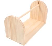 HANABASS Supporto in Legno per Bobina di Nastro, Portarocchetto Avvolgifilo Manuale Compatto per Cucito e Organizzazione, Utensile Fai da Te per Archiviazione Filati in Spazi Ridotti