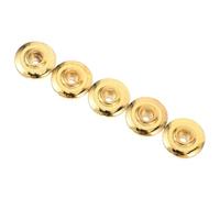 HANABASS Supporto per Corde Basso 5 Pezzi Viti di Fissaggio in Metallo, Fermacorde a Rulli per Chitarra Elettrica, Guida per Corde Tensione Costante per Strumenti Musicali