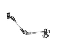 HANABASS Supporto per Ombrello per Sedia a Rotelle Regolabile in Acciaio, Portaombrelli da Esterno per Protezione Solare e Pioggia, Supporto a Mani Libere per Pazienti in Mobilità