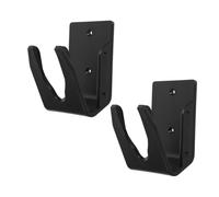 HANABASS Supporto per Scanner Barcode 2 Pezzi, Staffa da Parete in Plastica Nero, Facile Installazione e Design Salvaspazio, per Retail e Magazzino