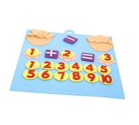 HANABASS Tavola Matematica per Tessuto Non Tessuto Educativo Addizione e Sottrazione per età Prescolare Giocattolo Didattico Portatile per Coordinazione Occhio-Mano