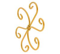 HANABASS Telaio Porta Piante Porta Fiori Cremagliera per Steli di Fiori Supporto per La Fissaggio di Gambi di Piante Cremagliera per Steli di Piante Porta Stelo Ferro da Stiro d'oro
