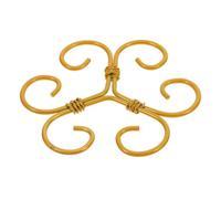 HANABASS Telaio Porta Piante Raccolta degli steli dei Fiori rastrelliera Porta Fiori Supporto a Stelo delle Piante Supporto dello Stelo del Fiore Clip da Giardino Ferro da Stiro d'oro