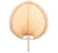 HANABASS Ventaglio Tessuto a Mano in Foglie di Palma 30X42 CM Ventilatore di Raffreddamento Portatile Leggero per Adulti e Ventaglio Vintage Cinese per Spiaggia Feste Estive e