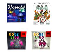 Hanabi+Rebel Princess+DODELIDO+DODELIDO EXTREME|2-6 Giocatori|20-40 Min| Set di 4 giochi da tavolo per interazione sociale per feste con più giocatori, raduni familiari, team building e regali di comp