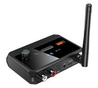 Hanabitx Bluetooth 5.3 Display Digitale Ricevitore Bluetooth Fibra Ottica Adattatore Coassiale Supporta U Disk Lettore MP3 Facile da Usare