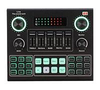 Hanabitx V9 USB Headset Web Radio in tempo reale scheda audio canto scheda audio per il computer del telefono