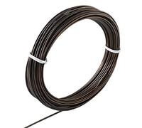 Hanafubuki Wazakura - Filo da allenamento per bonsai giapponese, 2 mm, rivestimento anodizzato marrone, in alluminio, realizzato in Giappone, 150 g, 17 m, 2 mm