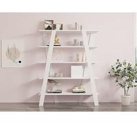 Hanah Home Bookshelf, Bianco, Taglia Unica
