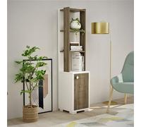 Hanah Home Bookshelf, Noce Bianca, Taglia Unica
