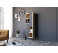 Hanah Home Bookshelf, Sapphire Oak Antracite, Taglia Unica