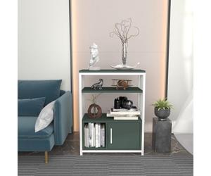 Hanah Home Bookshelf, Verde Bianco, Taglia Unica