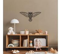 Hanah Home Elegante accessorio decorativo da parete in metallo, 17 x 38 cm, 100% metallo, spessore 1 mm, perfetto per decorazioni domestiche e spazi moderni, facile da appendere