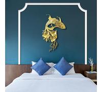 Hanah Home Elegante accessorio decorativo da parete in metallo, 44 x 67 cm, 100% acciaio, spessore 1,2 mm, peso leggero, 0,8 kg, perfetto per la decorazione moderna della casa