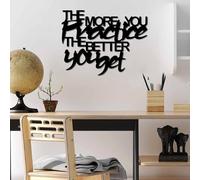 Hanah Home Elegante accessorio decorativo da parete in metallo, 50 x 38 cm, 100% metallo, spessore 1,5 mm, peso leggero, 0,70 kg, perfetto per la decorazione moderna della casa