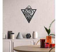 Hanah Home Elegante accessorio decorativo da parete in metallo, 51 x 57 cm, 100% metallo, spessore 1,5 mm, design leggero e moderno per la decorazione della casa