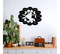 Hanah Home Elegante accessorio decorativo da parete in metallo, 55 x 70 cm, 100% metallo, spessore 1,5 mm, perfetto per decorazioni moderne per la casa e arte da parete unica