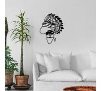 Hanah Home Elegante accessorio decorativo da parete in metallo, 55 x 70 cm, 100% metallo, spessore 1,5 mm, perfetto per decorazioni moderne per la casa e arte da parete unica