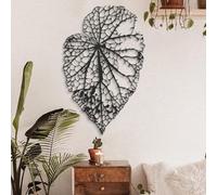 Hanah Home Elegante accessorio decorativo da parete in metallo, 59 x 94 cm, 100% acciaio, spessore 1,5 mm, peso leggero, 1,6 kg, perfetto per la decorazione moderna della casa