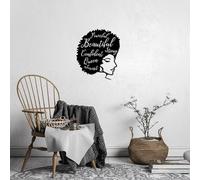 Hanah Home Elegante accessorio decorativo da parete in metallo, 60 x 70 cm, 100% metallo, spessore 1,5 mm, perfetto per decorazioni moderne per la casa e arte da parete unica