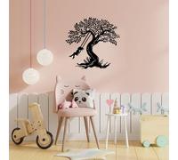 Hanah Home Elegante accessorio decorativo da parete in metallo, 70 x 73 cm, 100% metallo, spessore 1,5 mm, perfetto per decorazioni moderne per la casa e arte da parete unica