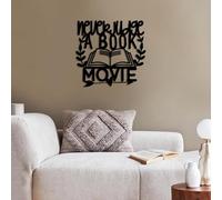 Hanah Home Elegante accessorio decorativo da parete in metallo, nero, 50 x 47 cm, 100% metallo, spessore 1,5 mm, leggero (0,97 kg), perfetto per arredamento moderno