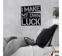 Hanah Home Elegante accessorio decorativo da parete in metallo, nero, 50 x 50 cm, 100% metallo, spessore 1,5 mm, peso leggero 1,47 kg, perfetto per arredamento moderno