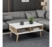 Hanah Home Lore-White, melammina, Rovere Bianco Zaffiro, Taglia Unica