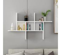 Hanah Home Madakascar, melammina, Bianco, Taglia Unica
