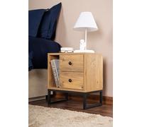 Hanah Home Notte, melammina, Atlantic Pine Black, Taglia Unica