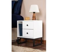 Hanah Home Notte, melammina, Bianco Nero, Taglia Unica