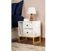 Hanah Home Notte, melammina, Freesia Marble Gold, Taglia Unica