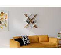 Hanah Home Semo, melammina, Noce Bianco, Taglia Unica