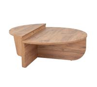Hanah Home Stylish Coffee Table Set (2 pezzi), Atlantic Pine, 90 x 60 x 30 e 85 x 30 x 35 cm, 100% melamina rivestita in melamina, spessore 18 mm, ideale per le stanze moderne